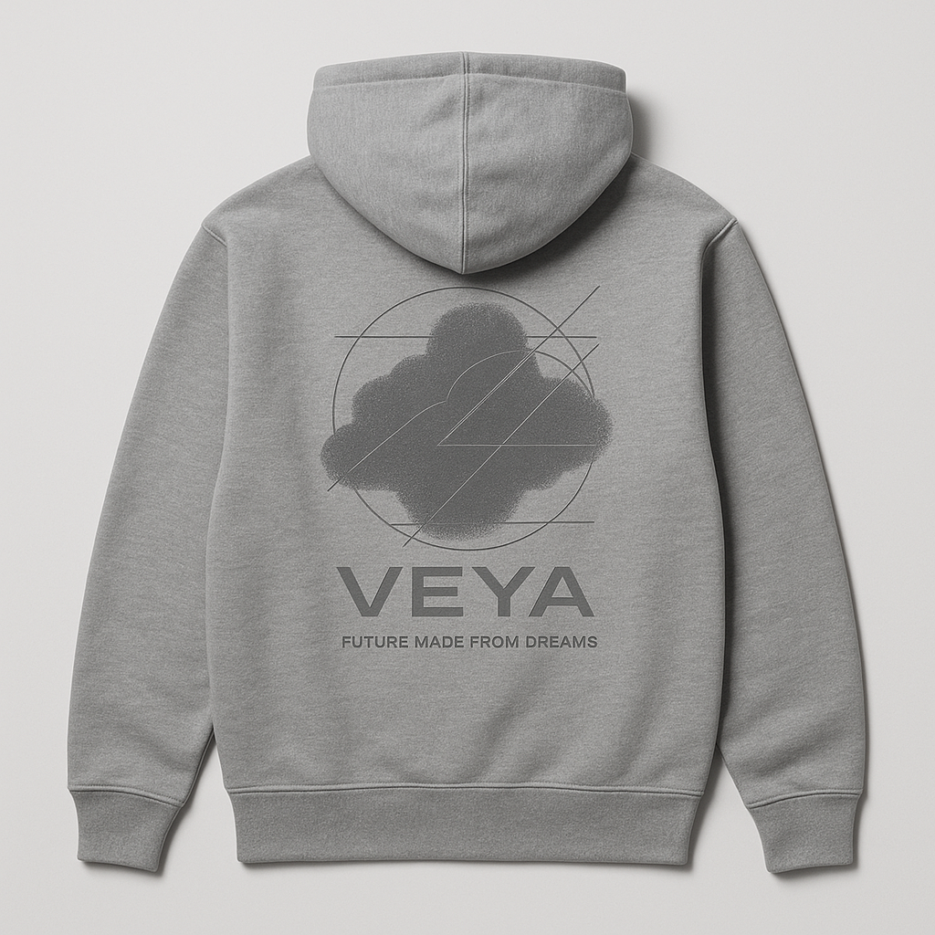 VEYA “Ascend” Hoodie – Grey Monochrome